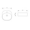 LAVABO 410X420 NADGRADNI