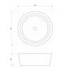 LAVABO F40 MERMER SCW18 NADGRADNI