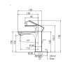 REMER ENERGY SLAVINA ZA LAVABO CRNA