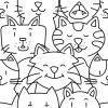 OH MY CAT WHITE 25X25   1,0m2