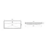 LAVABO 90x45 ELITE 32300 U