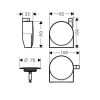 Hansgrohe POKLOPAC ZA SIFON KADE BRONZA