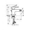 Hansgrohe TALIS E SLAVINA ZA BIDE BRONZA