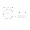LAVABO F36X12 BELI MAT