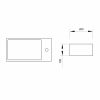 LAVABO 405X205X105 LEVO KORITO