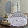 LAVABO F40x12.5 STAKLENI BELI