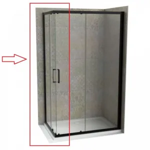 PARAVAN - KLIZNA VRATA - 80 ATLAS PRO BLACK