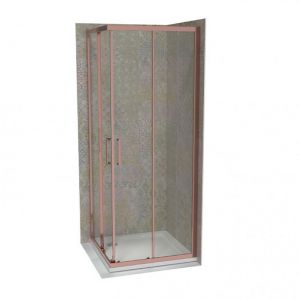 KABINA 80X80 ATLAS PRO ROSE GOLD