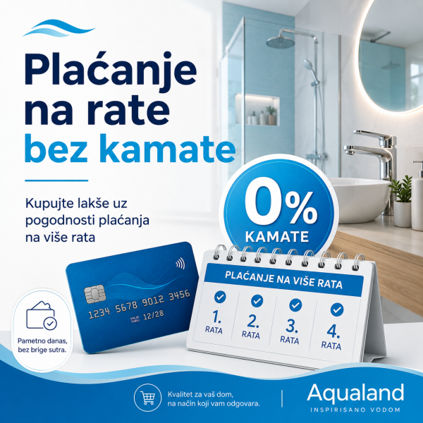 Plaćanje na rate u maloprodajnom objektu — renoviranje kupatila bez finansijskog stresa